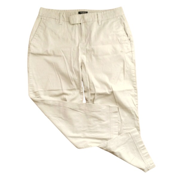 Eddie Bauer Mercer Fit Womans‎ Khaki Cropped Pants Size 8 - Picture 1 of 9